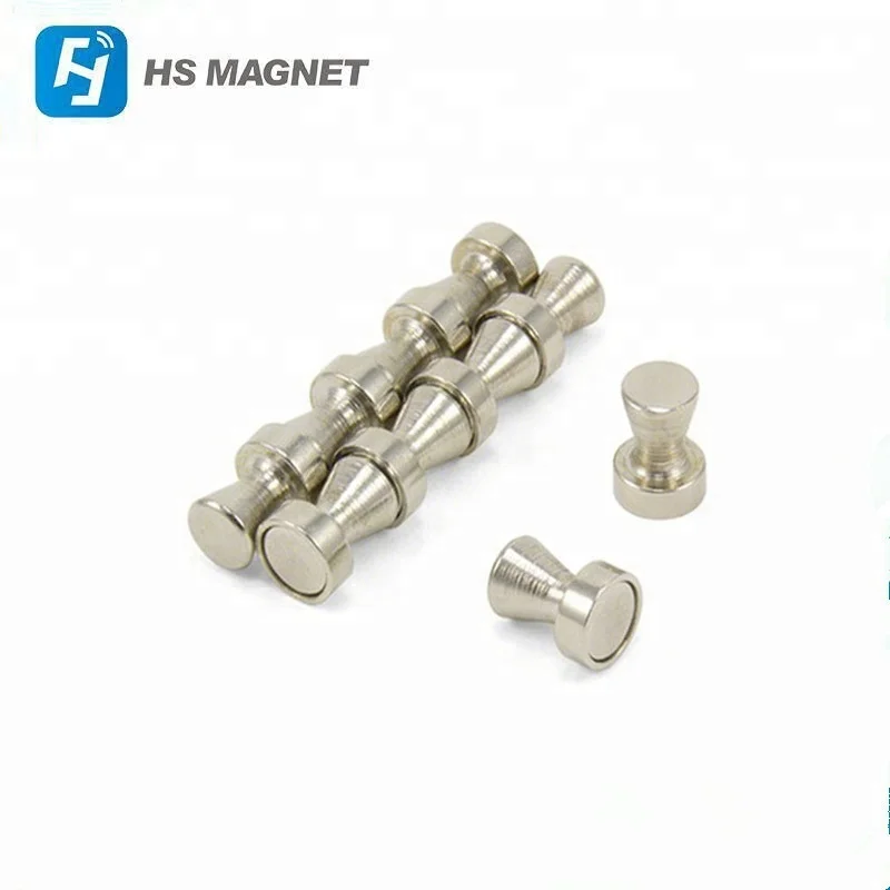 Neodymium magnet rare earth magnet NdFeB magnetic metal push pin