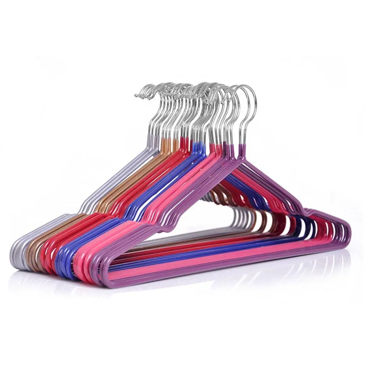 Cheap China Hot Dipped Galvanized Iron Wire Cloth Hanger Durable Plastic Outside