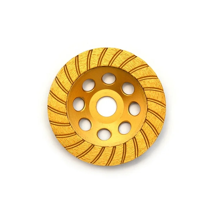 115 mm turbo diamond cup wheel for grinding concrete quartz slab surfaces