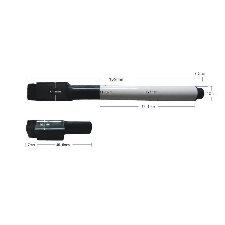 Color Wet Erase Magnetic Solid Whiteboard Chalk Marker