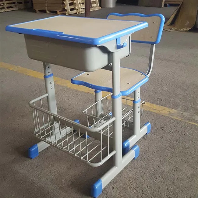 2023 New Design Cheaper Price Adjustable School Furniture Writing Durable Desk Chair For Student
