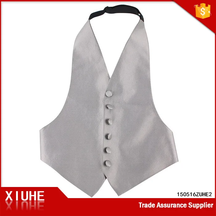 China factory men's polyester no back halter vest