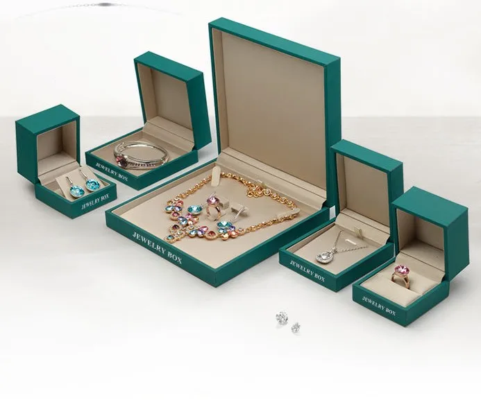 New Design Green Soft Paper Jewelry Box