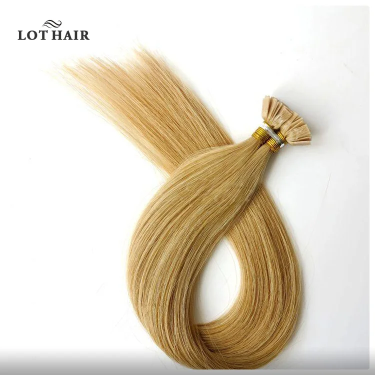 
Pre-Bonded Hair Extension Type Italian Keratin Flat Tip Russian Hair 