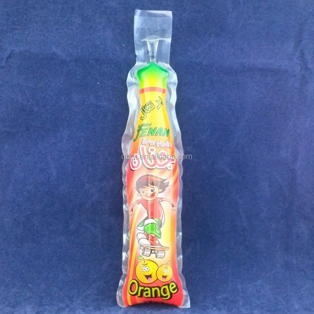 Пластиковый пакет в форме бутылки 100 мл, упаковочный пакет для сока колы и напитков
