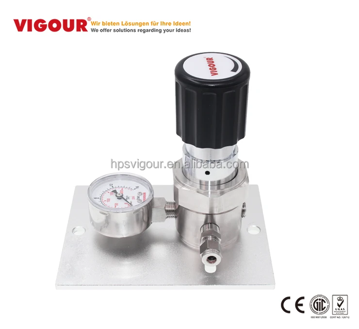 Factory price air argon low pressure gas pressure regulator with panel