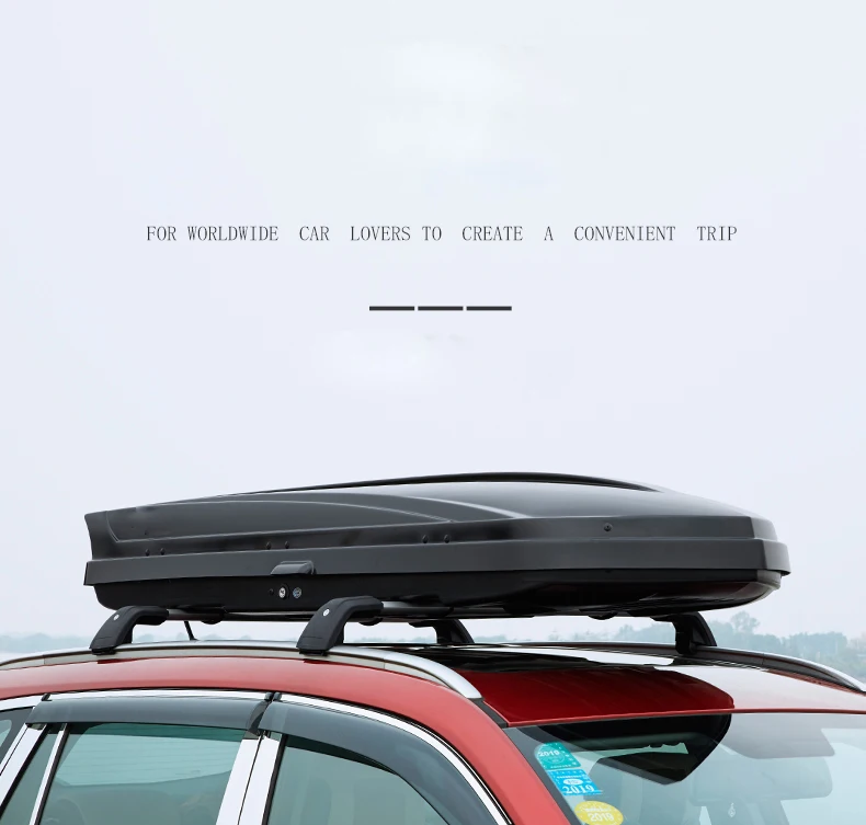 Aerodynamics Layout, car roof top cargo box With Secure System