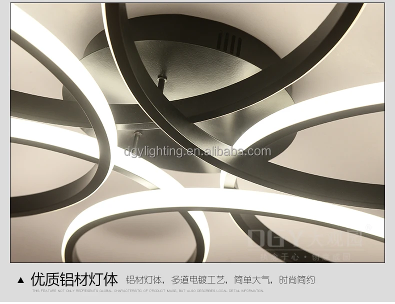 
E27 living room iron wire modern new energy saving light modern new led ceiling lamp 