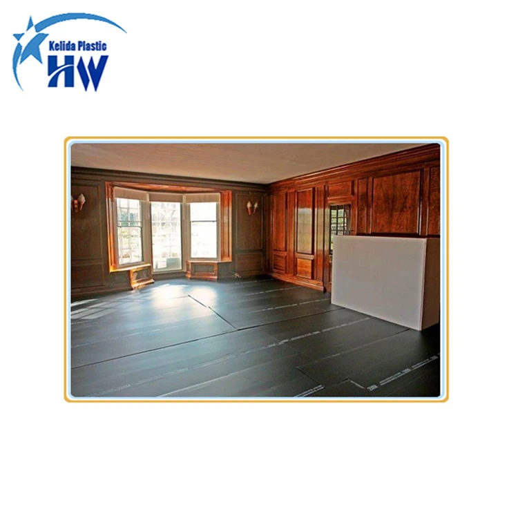 Waterproof lightweight strong floor protection plastic sheets with good insulator