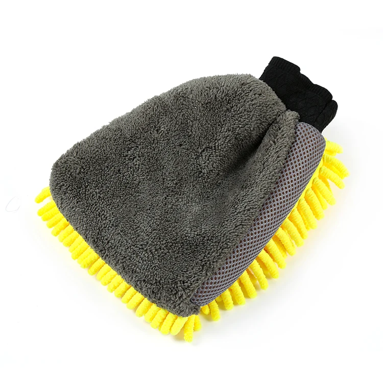 
Microfiber chenille cleaning cloth towel car waxing mitt wash glove 