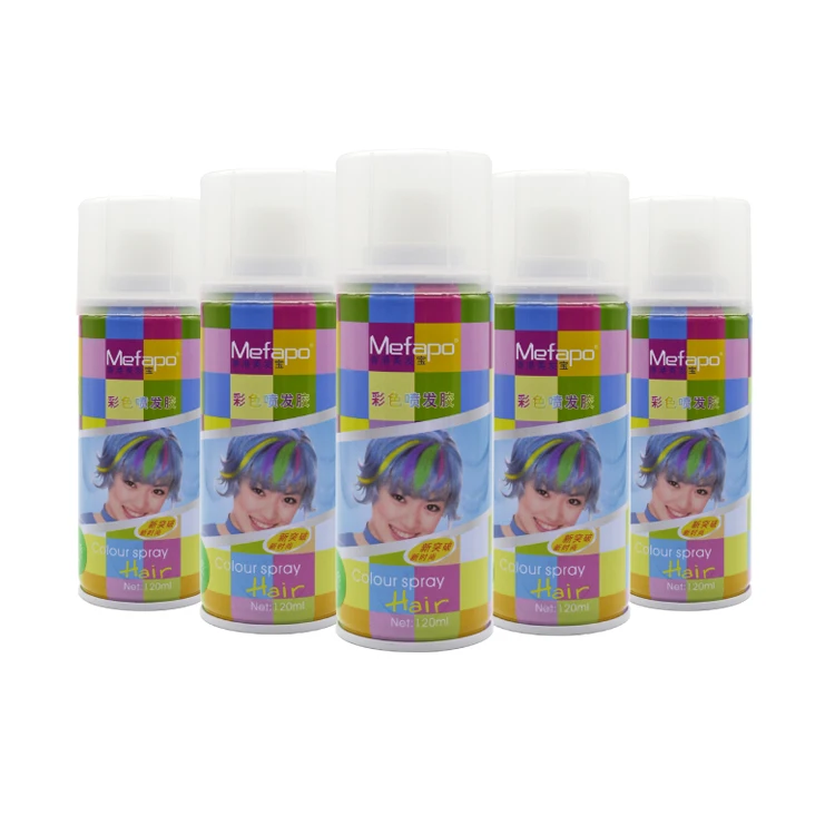 Custom OEM Color Hair Spray Temporary Hair Dye
