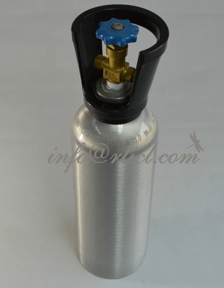 Homebrew Beer Keg Aluminum CO2 Tank- Empty 2L Bottle Beer Co2 Adapter soda siphon Cornelius Keg Brewery equipment