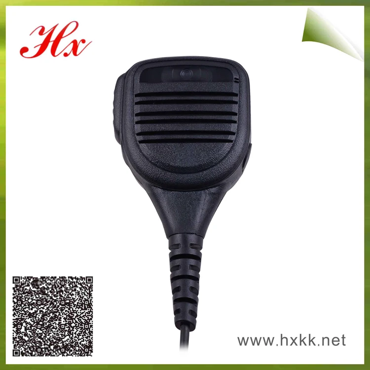 small type waterproof IP 56 microphone amplifier speaker for two way radio