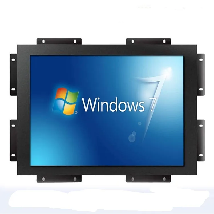 Square 4:3 10.4 12.1 15 Inch Open Frame 5 Wire Resistive or capacitivie  Touch Screen LCD LED Monitor for Industrial