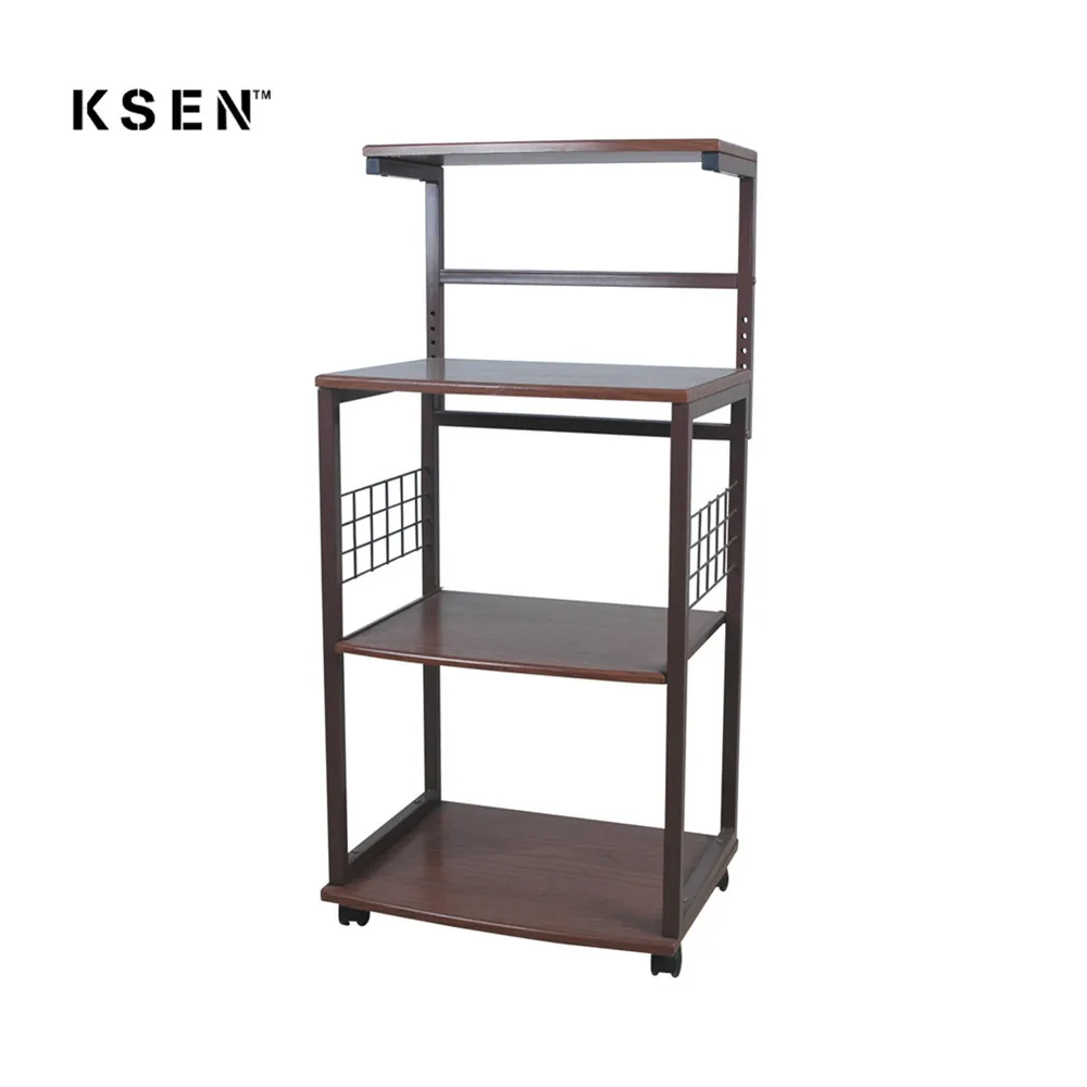 Metal and MDF microwave oven shelf YSF-8070