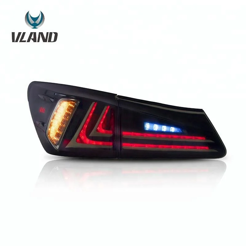 VLAND factory manufacture wholesale Tail Lamp Assembly Tuning LED Taillights 2006-2012 IS250/IS350