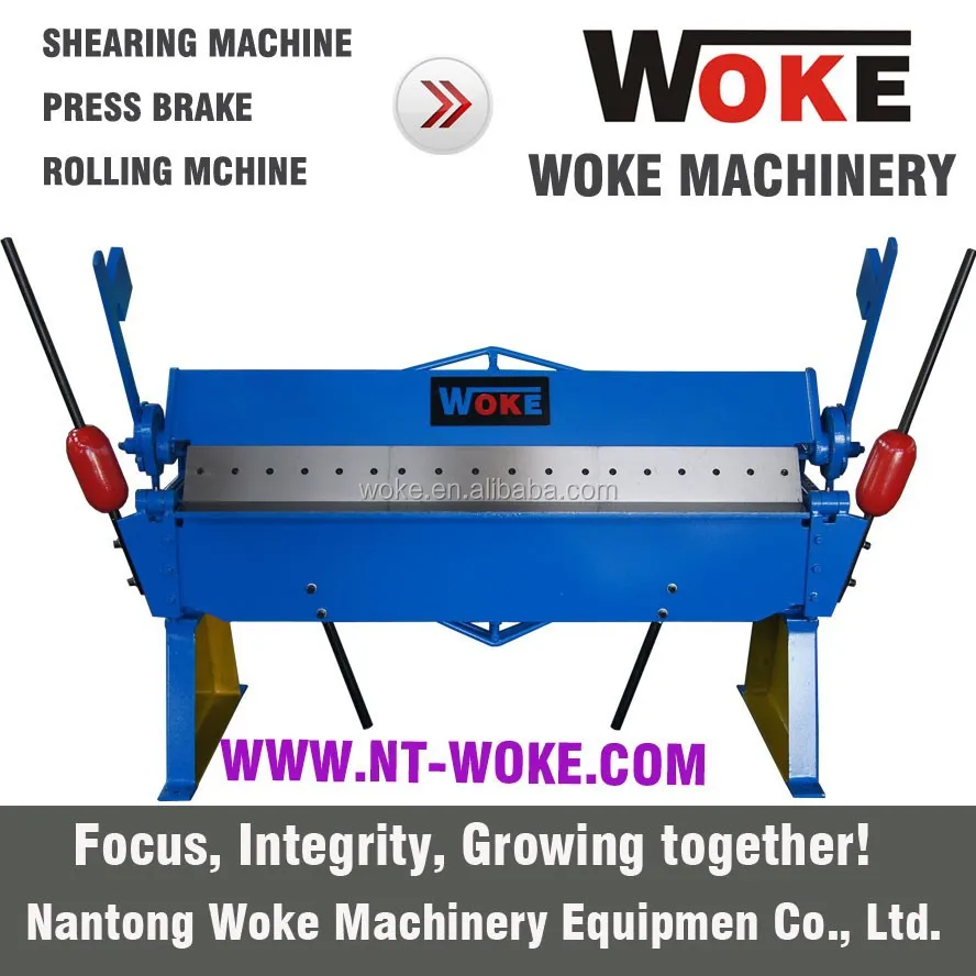 
Small hand bending machine, hand folding machine, hand operated press brake 