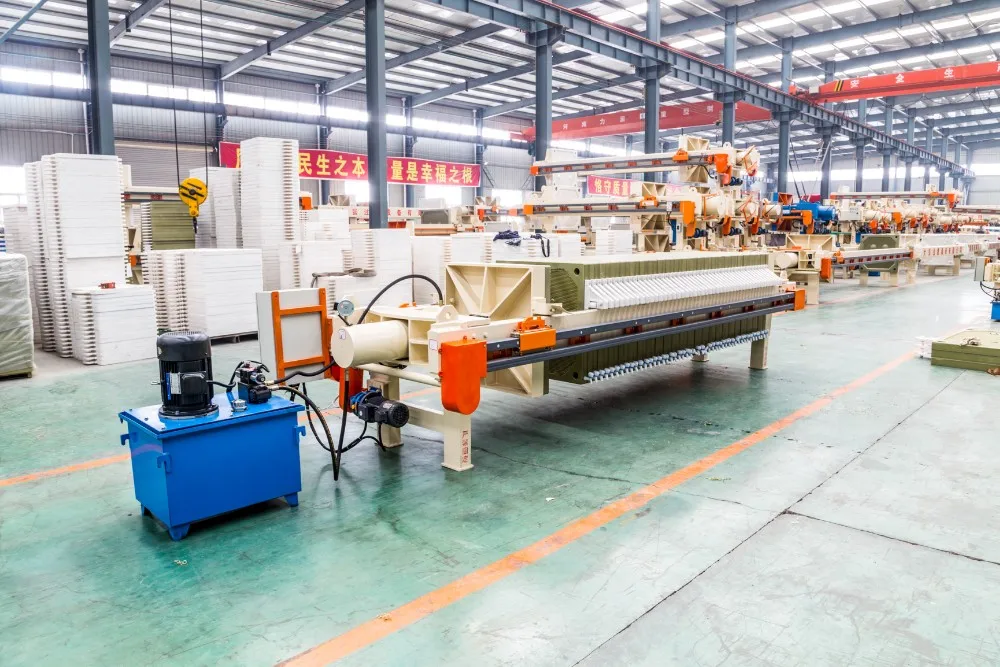 Carton Box Plant Print Ink Waste Water Treatment Filter Press Machine Filtration Factory