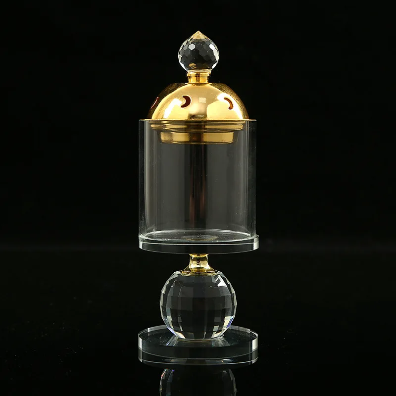 Home decoration personalized mini  incense burner crystal factory wholesale