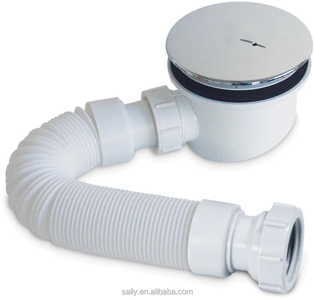 Hot sale chrome plated 90mm shower drain waste