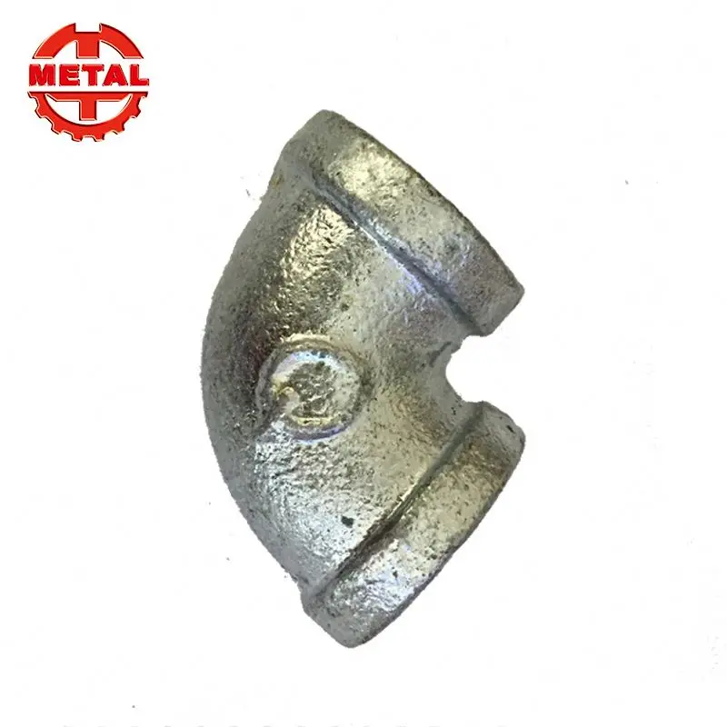 
sgs certified black elbow galvanized malleable iron pipe fittings 