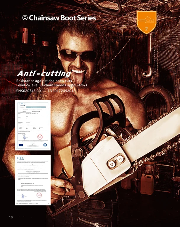 Darlingwell Brand Forest safety boots forestry safety boots CE EN17249 chainsaw boots