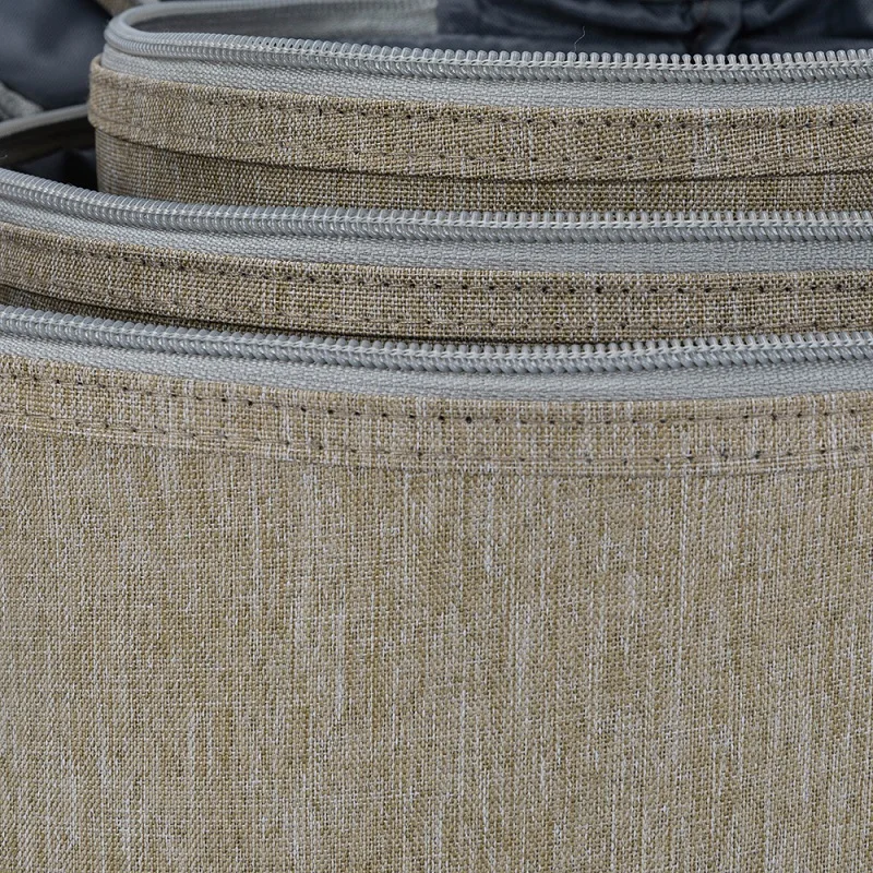 4 pcs Dinnerware Storage Case Set