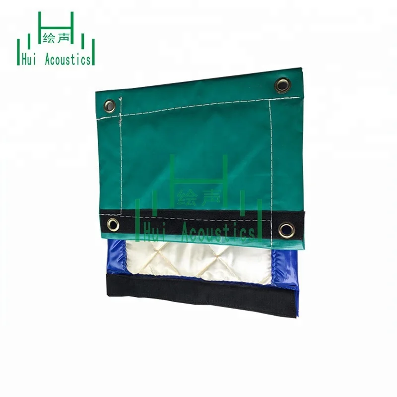
Flexible Echo Reduction Barrier Attached to Construction Safety Fence Sound 