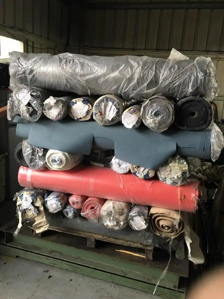 High Quality PU Artificial Leather with non woven backing Stock Lot for Sporting Shoes