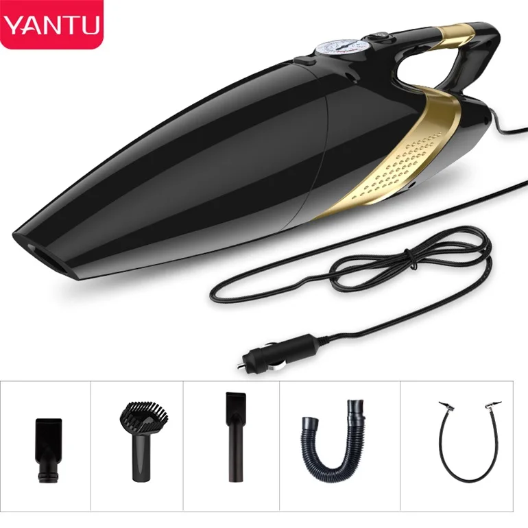YANTU E09 120w Car Auto 12v Wireless Hand Portable Vaccum Vacuum Cleaner for Car