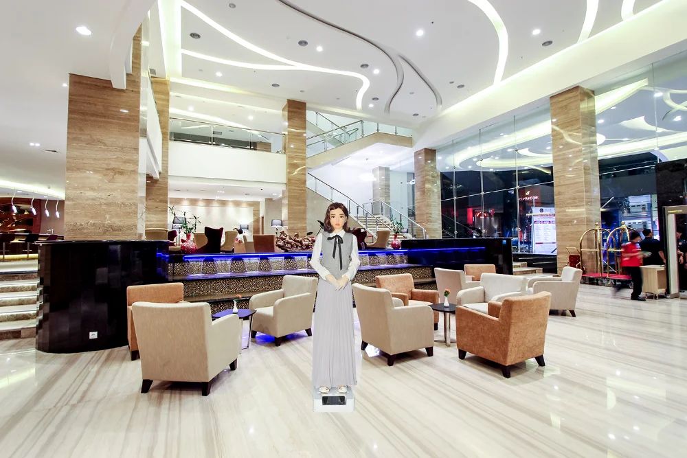 AI Programmable Humanoid Robot Intelligent Welcome Robot For Business