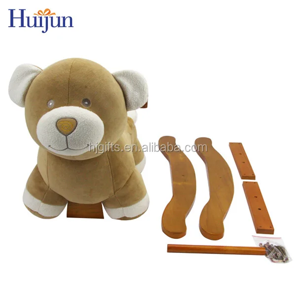 Fast Delivery Rocking Horse Toy Bear Rocking Toy From China Kids Plush Toy
