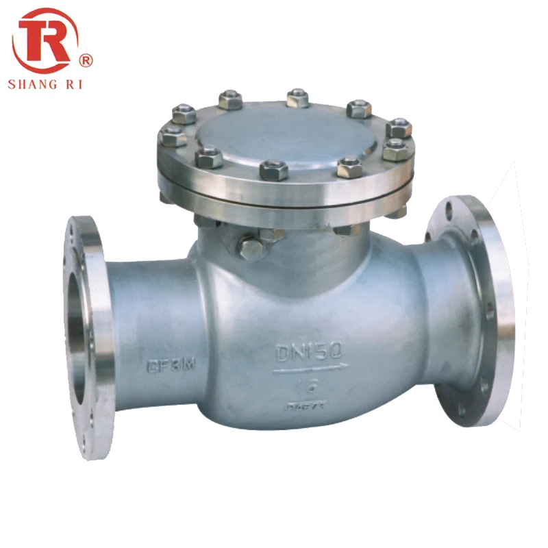 
API CE Factory Hot Sale GB DIN Flange Steel Swing Check Valve Non Return Valve 