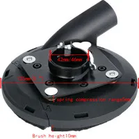 New Design 125mm Dust Shroud With Height Adjustable,suit For 42mm~54mm Angle Grinder