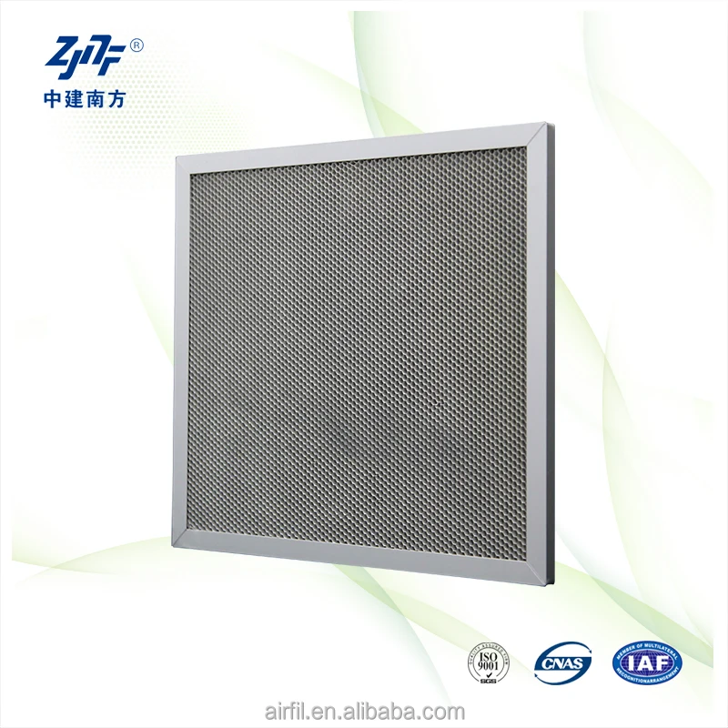 Custom aluminium honeycomb Wholesale Nano Tio2 coated photocatalyst filter Nickle filter