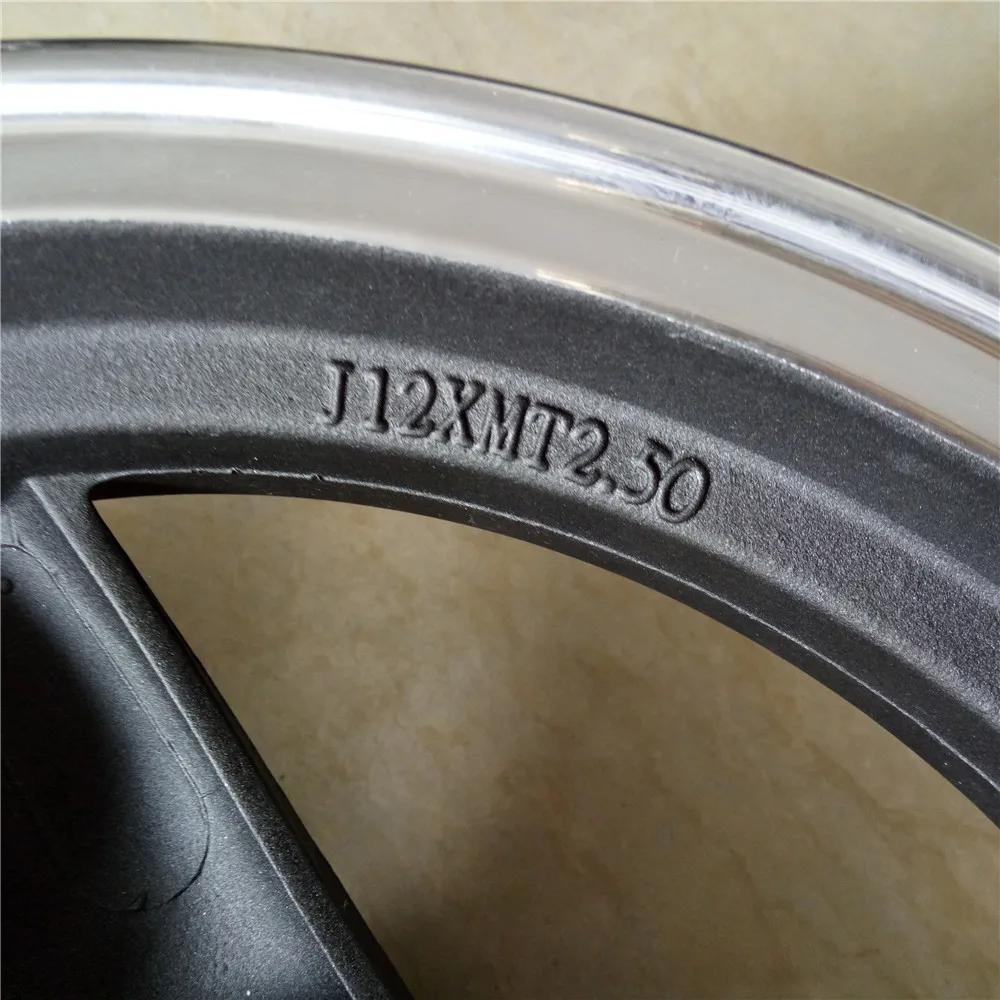 12 inch  aluminum alloy motorcycle wheel scooter rims