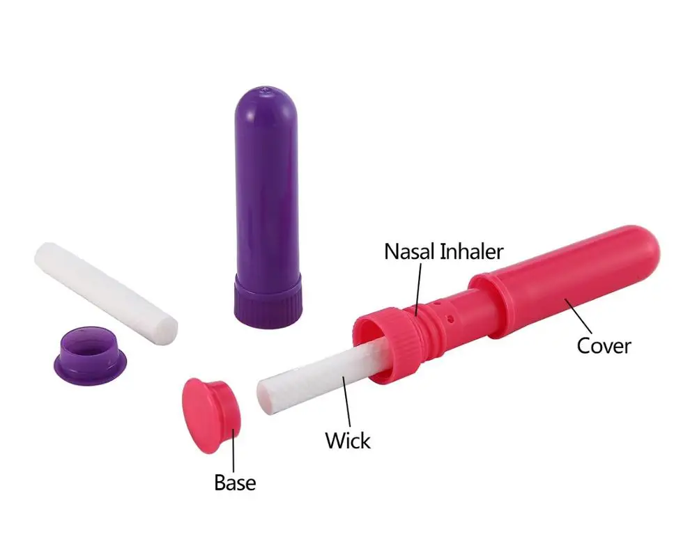 BPA free Blank Nasal Inhaler Sticks