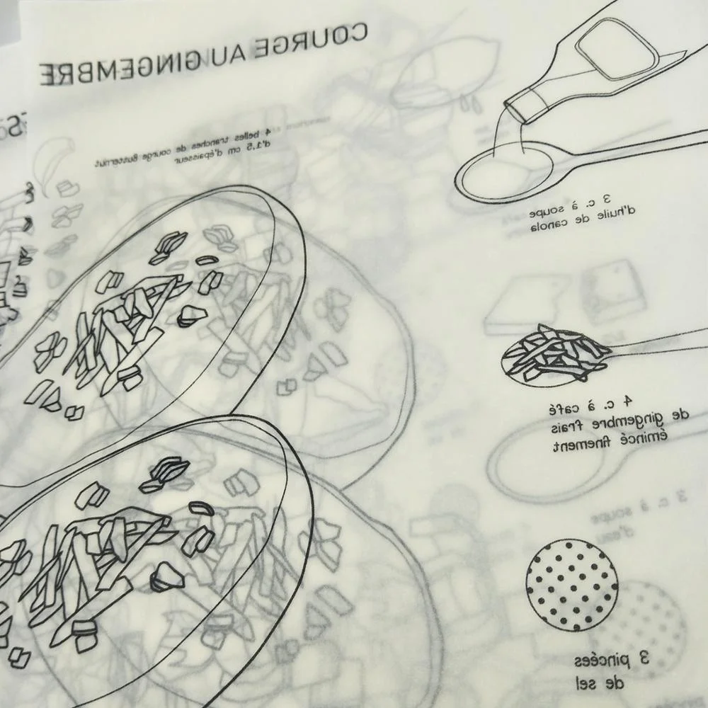 
Printed DIY Parchment Baking Paper 