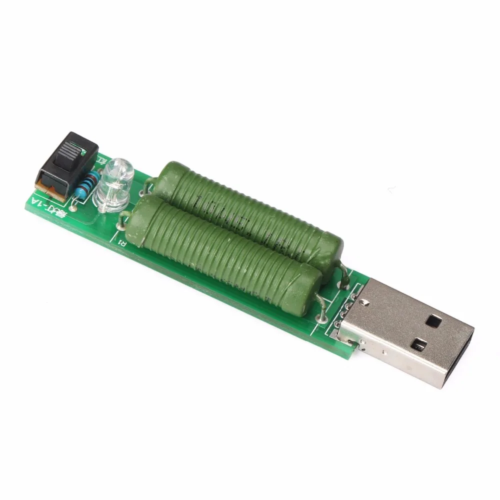 Tester Micro Battery USB Load Tester Detector Electronic Load USB Charging Current Monitor 5 Ohm
