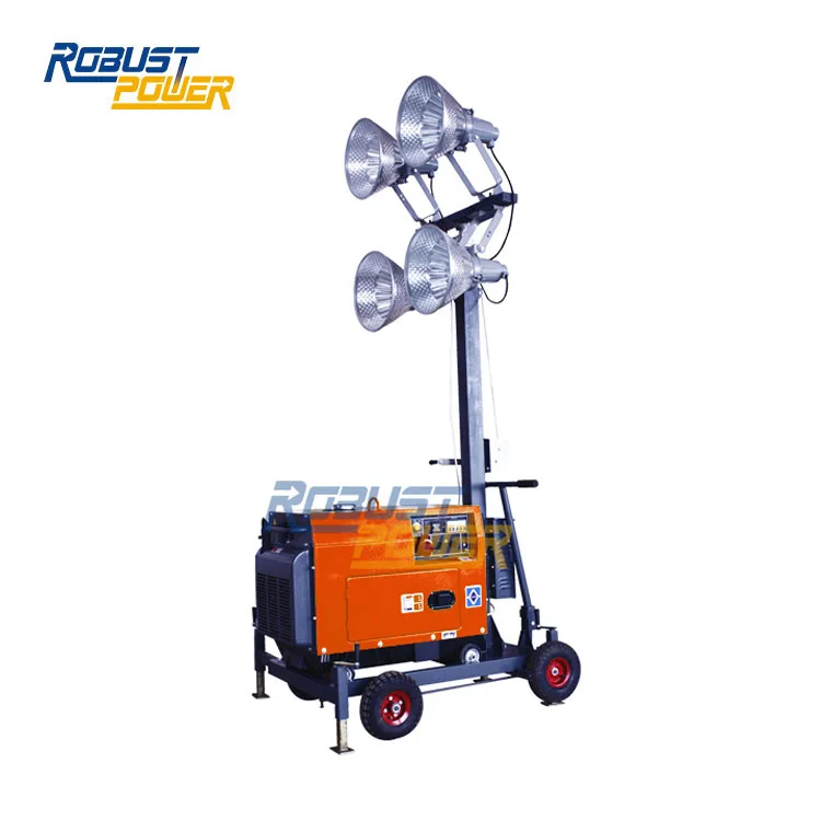 5KW Diesel Generator Construction Mobile Light Tower