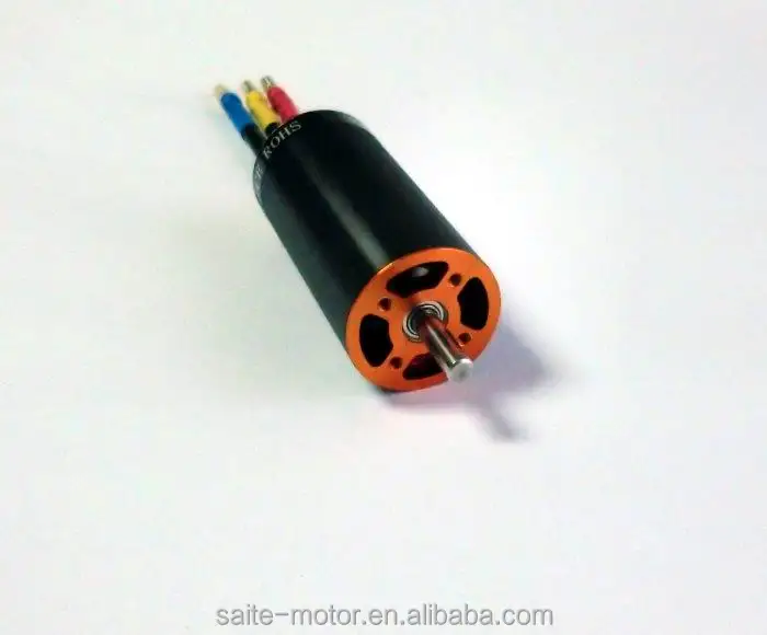 New rc jet plane motor 4 pole 3674 brushless motor for 90mm metal EDF