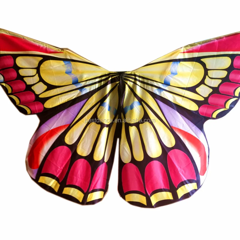 BestDance Butterfly Isis Wings Belly Dance Costume Egyptian Angel Isis Wings Belly Dancer Rainbow Isis Wings OEM