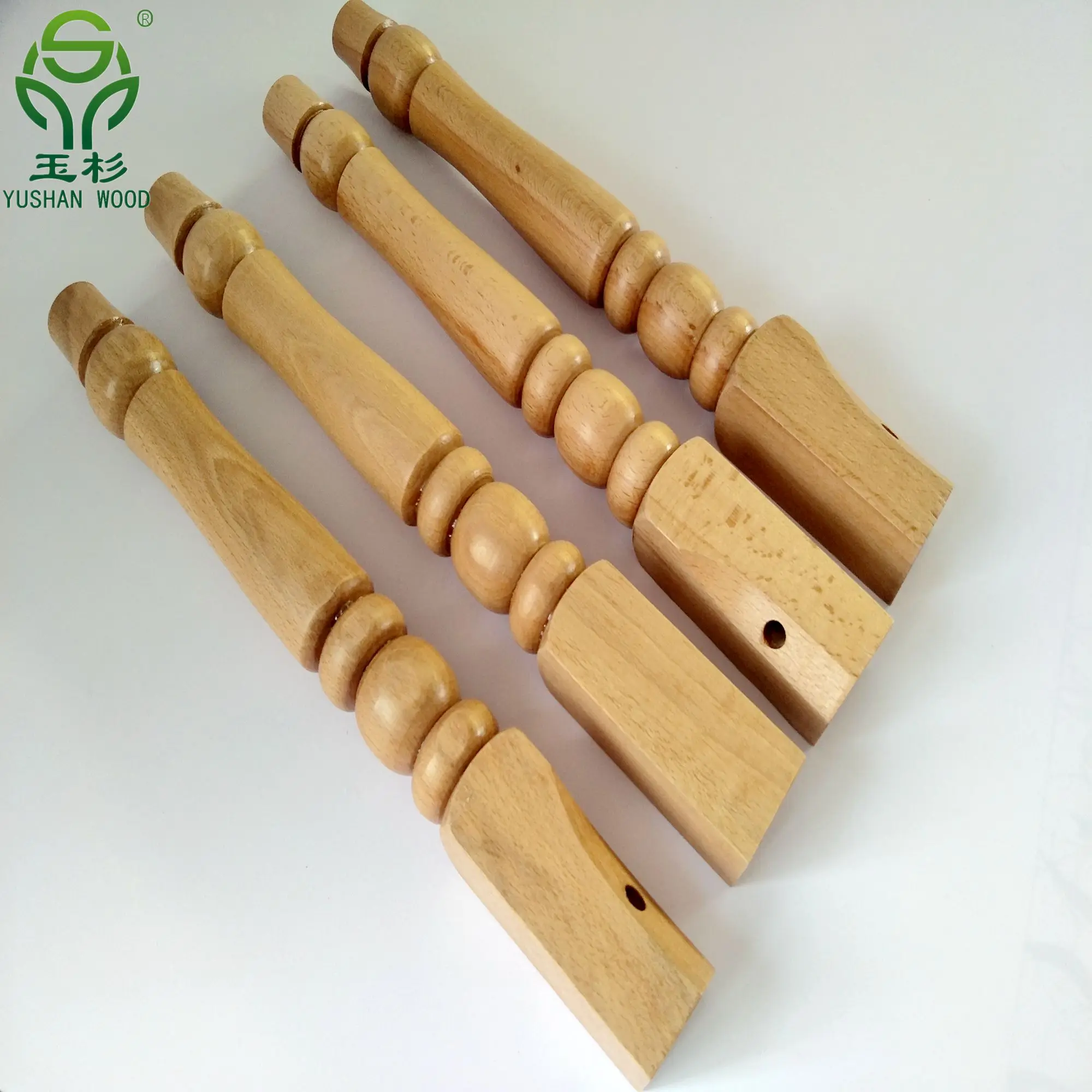 custom turned pine wood material simple furniture table leg