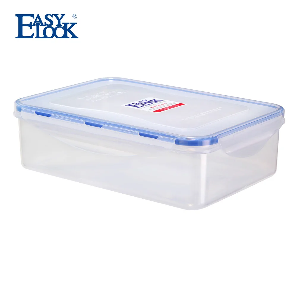 Большие цветные герметичные пластиковые контейнеры для пирога с откидной крышкой