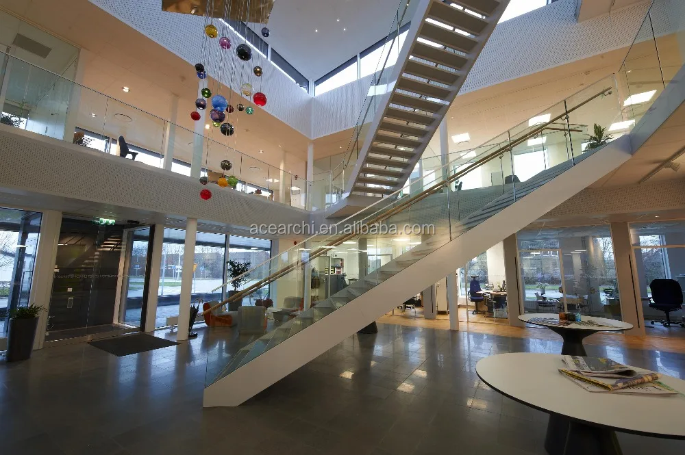 Cheap price interior / exterior portable metal deck stairs with carbon steel double stringer