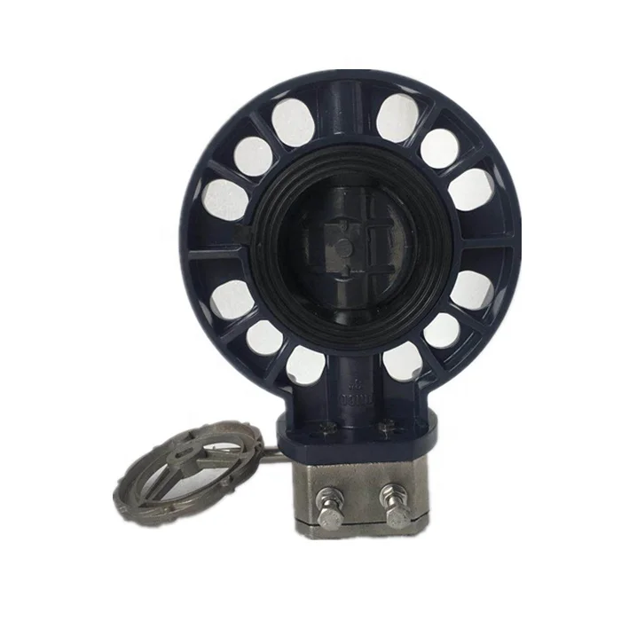 Since 2009 Durable Quality Stainless Steel Reduction Gearbox Pvc-u Clamp butterfly Valve Dn50 to Dn400