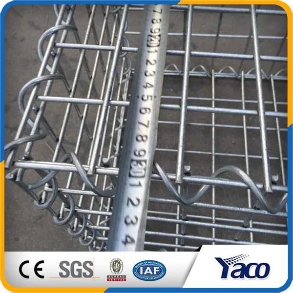 Hengshui Yachao 4 мм, 5 мм, 6 мм сварной габионных окне 1x1x2 м