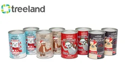 Manufacture Composite Can Composite Paper Empty Coffee Can Canister Wholesale