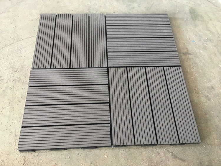 
most easy to install wpc floor diy deck tiles for bathroom , balcony and patio 