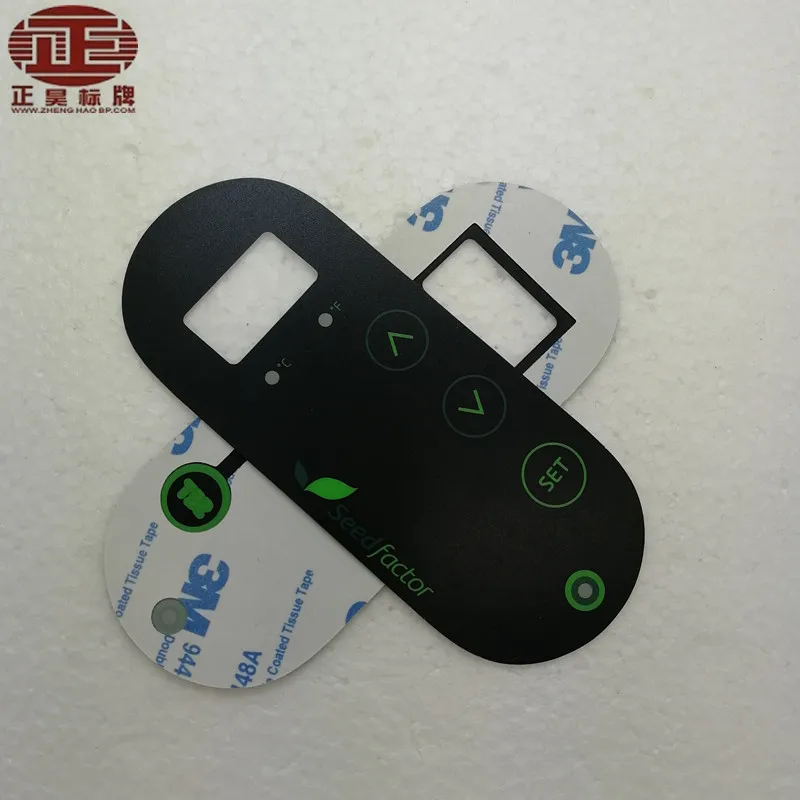 
Strong 3M adhesive panel button label printing keypad stickers labels 